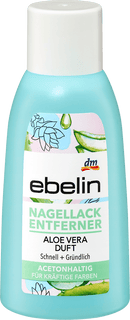 ebelin Nagellakremover met aceton, 125 ml