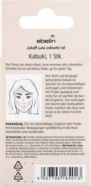 ebelin Pastel Kabuki-kwast, 1 stuk