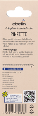 ebelin Gebogen pincet, 1 stuk