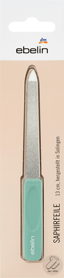 Lime à ongles ebelin Sapphire 13cm, 1 pièce