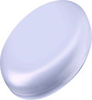 Boîte à savon ebelin blanche, 1 pièce