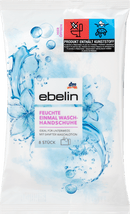ebelin Débarbouillettes humides jetables, 8 pièces