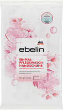 ebelin Débarbouillettes jetables pour soins, 15 pièces.