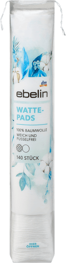 ebelin Wattenpads, 140 stuks