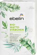 ebelin Wattenstaafjes, gerecycled, biologisch, GOTS-gecertificeerd, 200 stuks