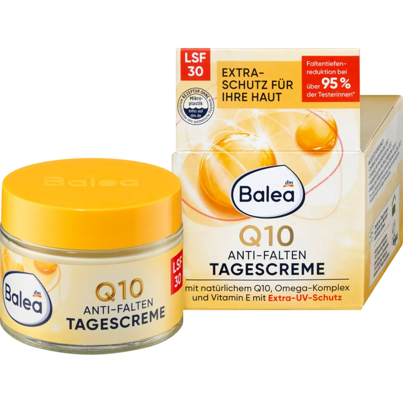 Balea Gezichtscrème Q10 anti-rimpel beschermende dagcrème SPF30, 50 ml