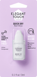 Elegant Touch Nail Glue colle à ongles à séchage rapide, 3 ml