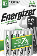 Energizer Oplaadbare batterij Universal AA 1350 mAh, 4 stuks