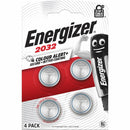Energizer Pile Bouton Lithium 3v Cr2032, 4 Pièces