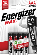 Energizer Energizer Alkaline Max AAA Micro 4pcs, 4pcs