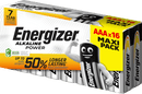 Energizer Batterijen Power AAA, 16 stuks