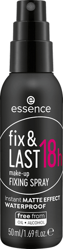 essence cosmetics Spray fixateur de maquillage Fix &amp; LAST 18h, 50 ml