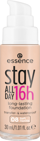 essence Foundation Stay All Day 16 uur lang houdbaar 08 Soft Vanilla