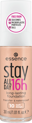 Fond de teint essence longue tenue 16 h, 10 beige doux, 30 ml