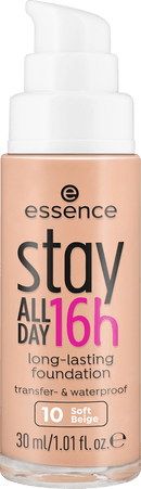 Fond de teint essence longue tenue 16 h, 10 beige doux, 30 ml