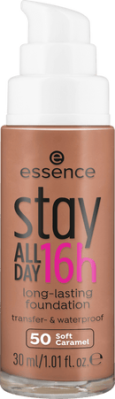 essence Foundation Stay All Day 16 uur lang houdbaar 50 Soft Caramel
