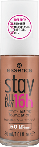 essence Foundation Stay All Day 16 uur lang houdbaar 50 Soft Caramel