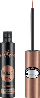 essence cosmetics Essence Liquid Ink eyeliner Liquide 02 Brun cendré, 3 ml