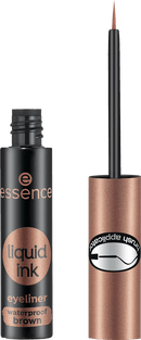 essence cosmetics Essence Liquid Ink eyeliner Liquide 02 Brun cendré, 3 ml