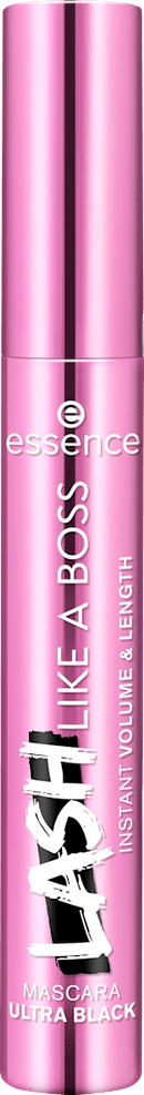 essence Mascara Lash Like a Boss Volume et longueur instantanés Ultra Black, 9,5 ml