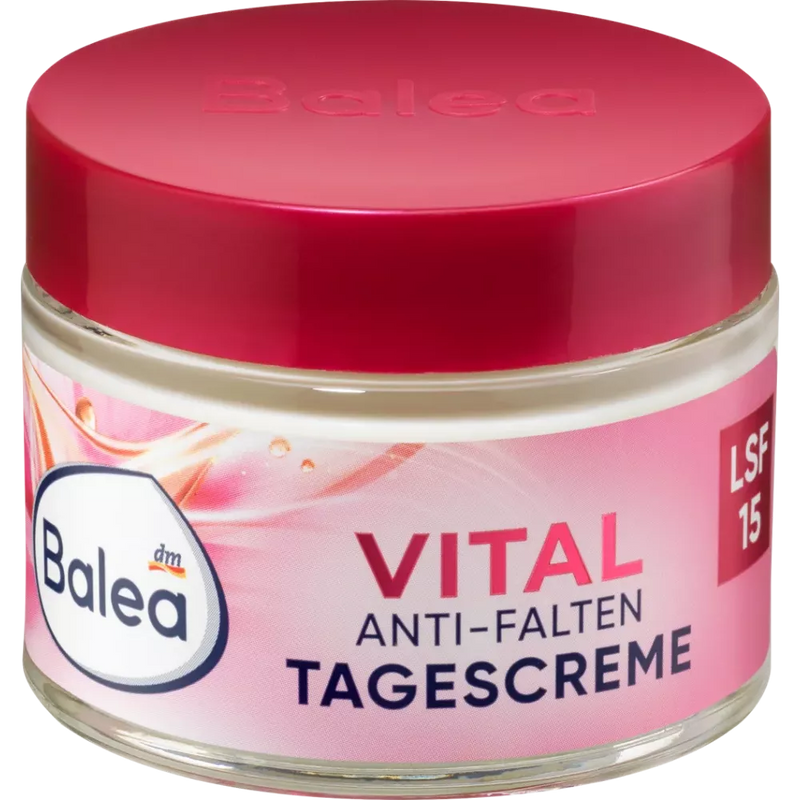 Balea Anti-rimpel gezichtscrème Vital SPF15, 50 ml