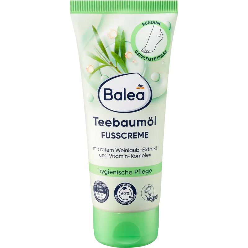 Balea Tea tree olie voetcrème, 100 ml