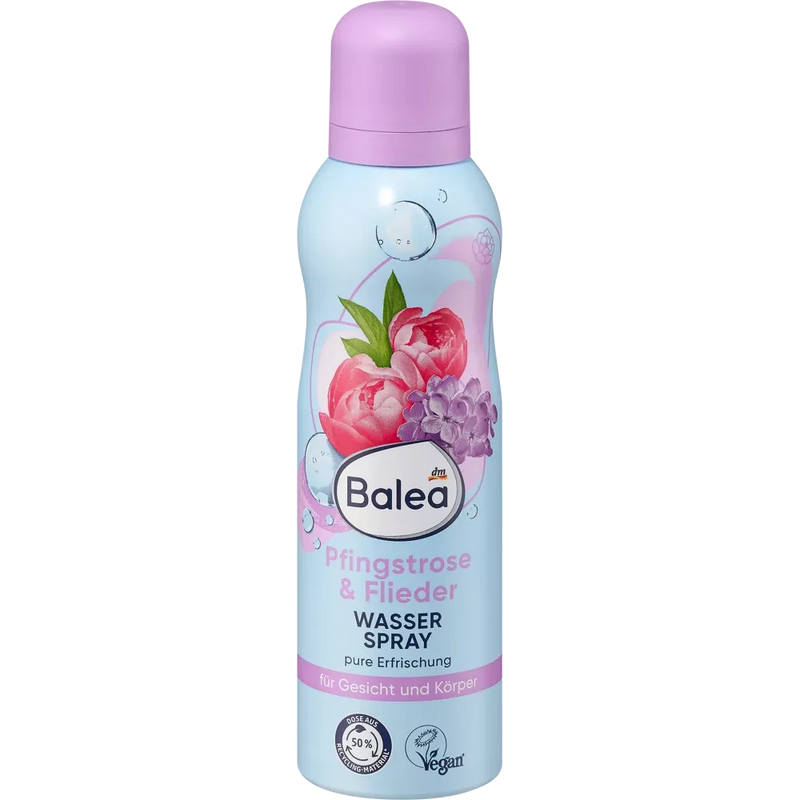 Balea Waterspray pioenroos lila, 150 ml