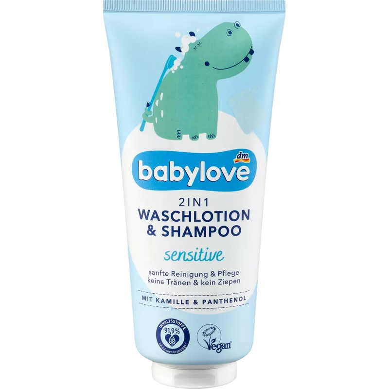 babylove Baby Shampoo Douche & Waslotion 2in1, 200 ml