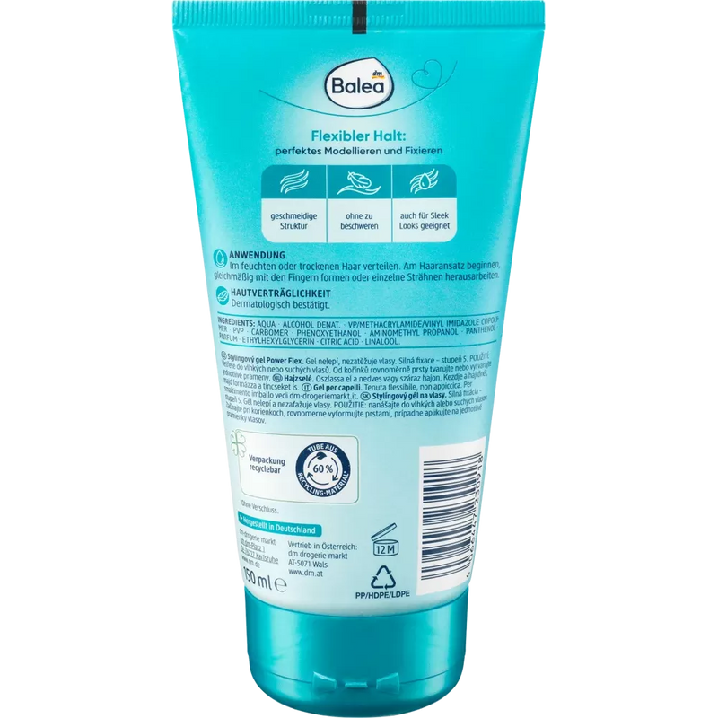 Balea Haargel Power Flex, 150 ml