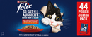 Felix Natvoer voor katten, diverse smaken van het platteland met rund, kip, eend en lam in gelei, multipack (44 x 85 g), 3,74 kg
