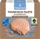 Filets de thon followfish, en sauce, certification MSC, commerce équitable, 130 g
