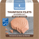 followfood Tonijnfilets, in eigen sap, MSC-gecertificeerd, 130 g