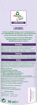 Frosch Geurstokjes Luchtverfrisser Navulverpakking Lavendel, 90 ml