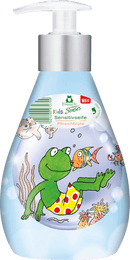 Frosch Senses Vloeibare zeep voor kinderen met gevoelige huid, perzikbloesem, 300 ml