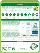 Frosch Tablettes pour lave-vaisselle Lime All-in-1, 50 pièces