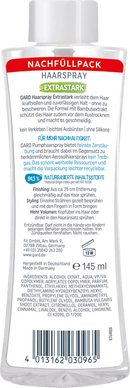 Gard Spray coiffant extra fort recharge, 145 ml