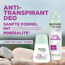 Garnier Mineral Deo Spray Anti-transpirant Minéral Ultra Sec 48h, 150 ml