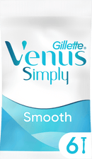 Gillette Venus Wegwerpscheermesjes, Simply Venus, 6 stuks