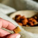 GimCat Kattensnacks met rundvlees, zalm en kattenkruid, Nutri Pockets mout-vitaminemix, 150 g