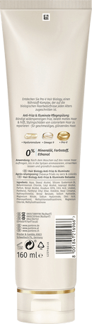 hair biology Après-shampooing Anti-Frizz &amp; Illuminate, 160 ml