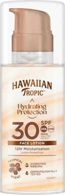 Hawaiian Tropic Sun Cream Face, Air Soft Face, Silk Hydratation, SPF 30, 50 ml