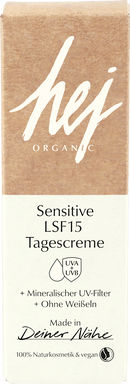 hej ORGANIC Gezichtscrème Sensitive SPF 15