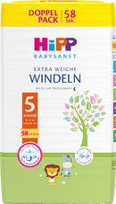 HiPP Babysanft Luiers maat 5 Junior (11-16 kg), dubbelpak