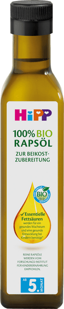 Hipp Baby food oil 100% huile de colza bio à partir du 5ème mois, 250 ml