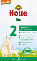 Holle Vervolgmelk 2 op basis van geitenmelk vanaf de 6e maand, 400 g