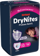 Pantalon de pyjama pour filles DryNites 3-5 ans, 10 pièces