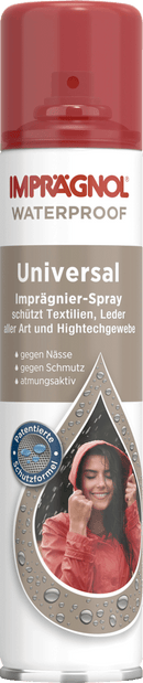 Imprägnol Impregnation Spray Universal pour textiles, cuir et tissus high-tech, 400 ml