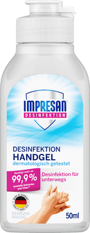 Impresan Gel désinfectant pour les mains, format voyage, 50 ml