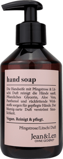 Jean&Len Vloeibare zeep Pioenroos & Lychee, 250 ml