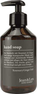 Jean&amp;Len Savon Liquide Romarin &amp; Gingembre, 250 ml